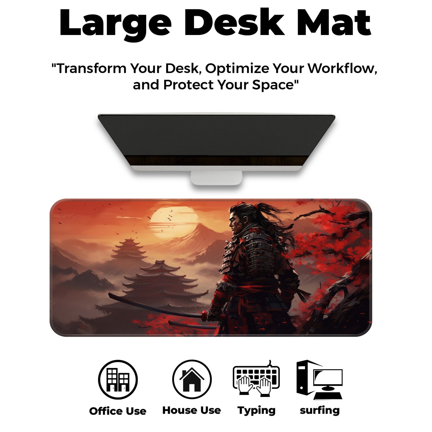 Japanese Samurai - E-XL Mousepad