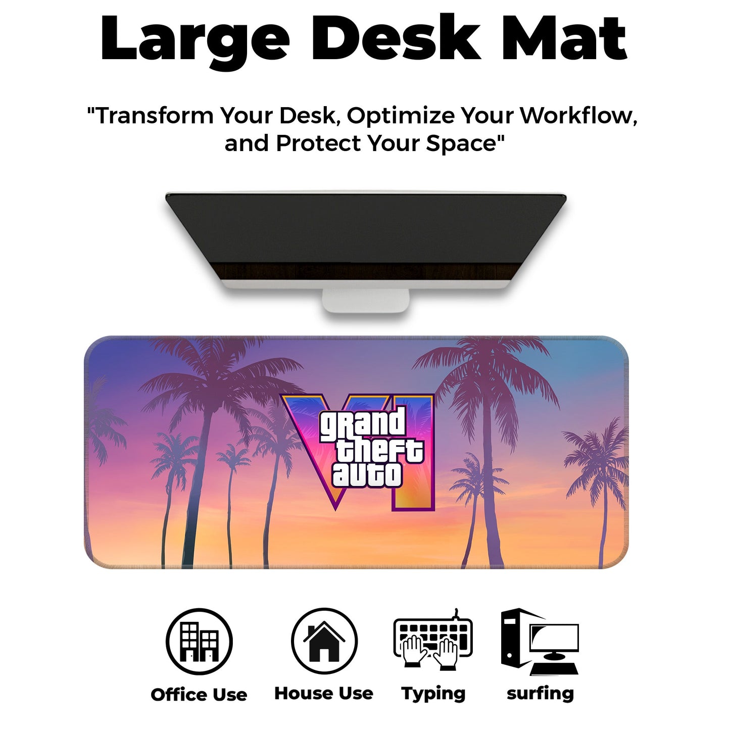 GTA VI - II - XL Mousepad