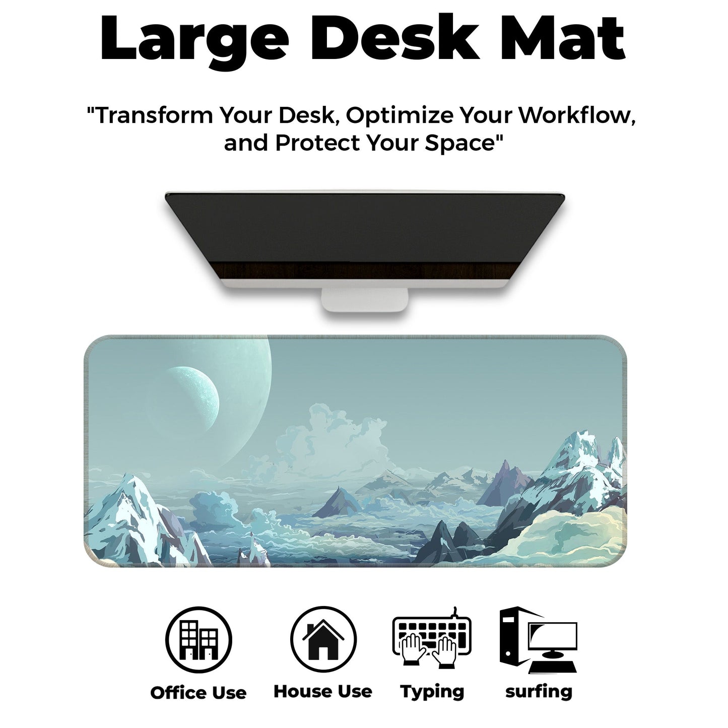 Mountains Landscape - E-XL Mousepad