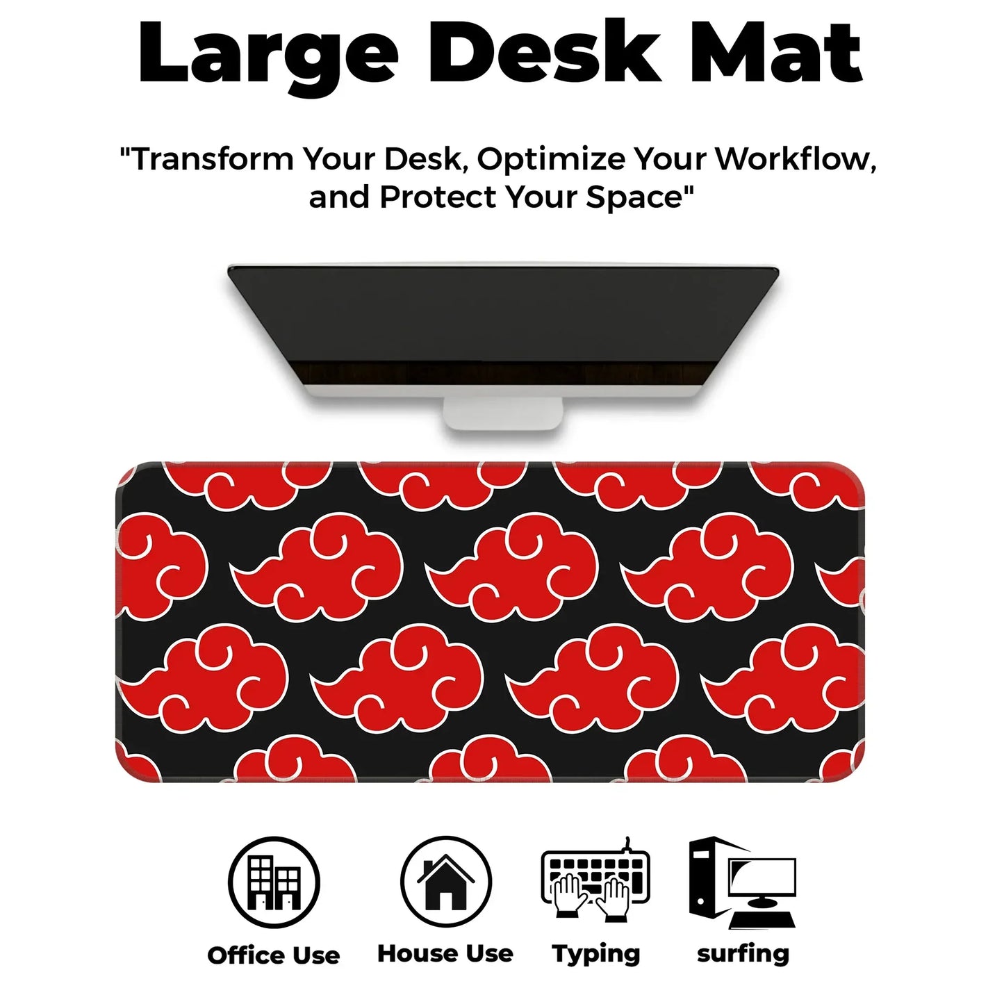 Naruto - Akatsuki Cryst - XXL Mousepad