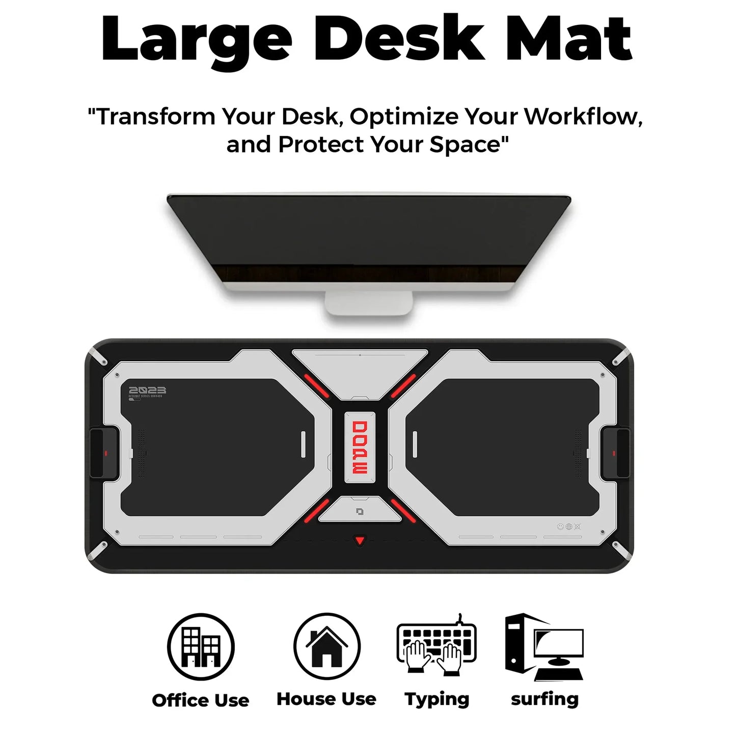 Dope Pattern - Black - XXL Mousepad