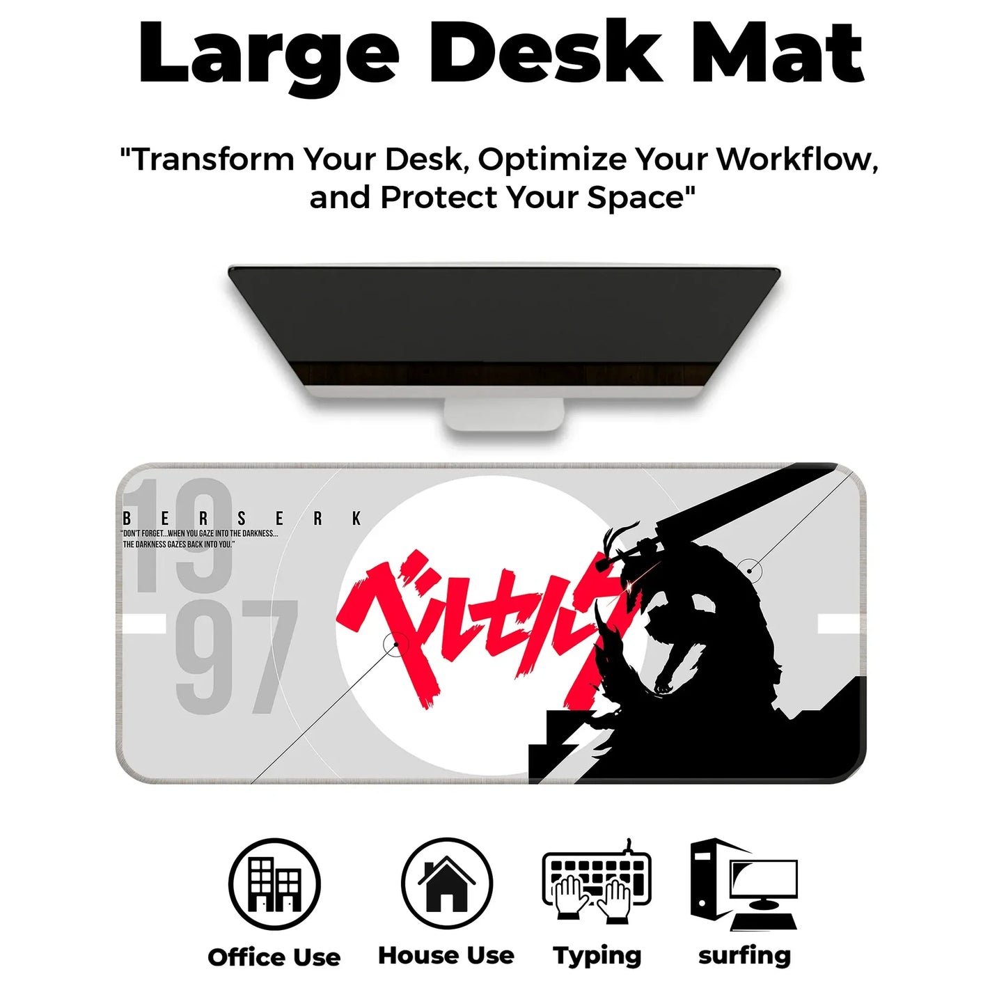Berserk - Light - XL Mousepad
