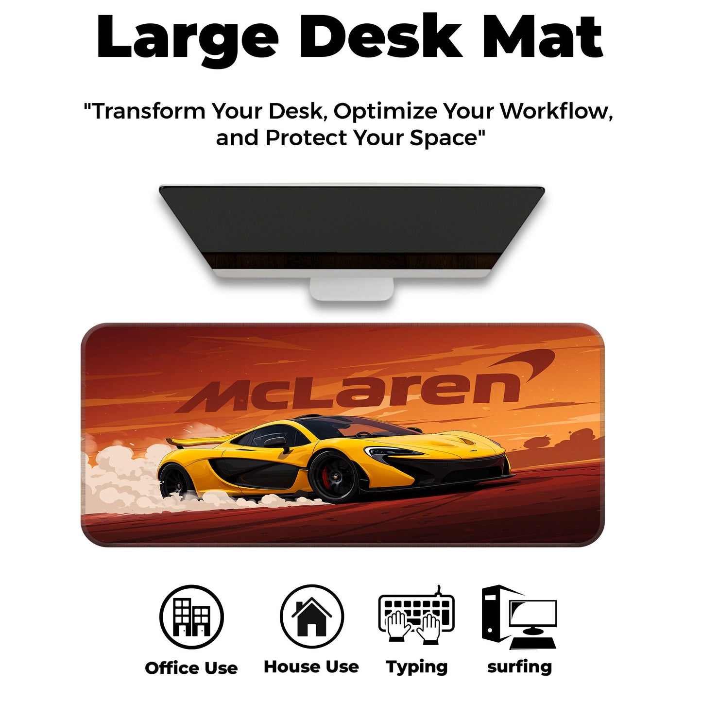 McLaren P1 - E-XL Mousepad