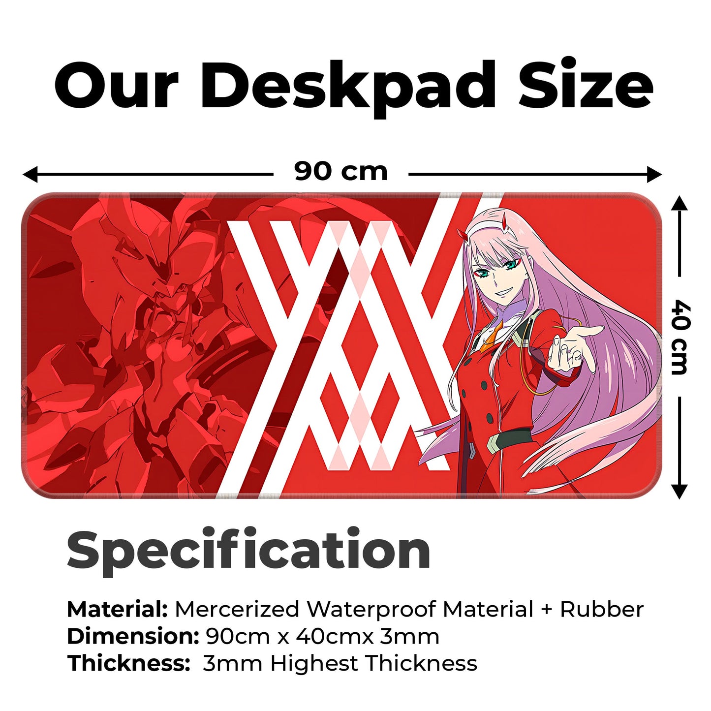 Zero Two - XXL Mousepad