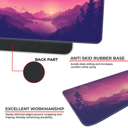 Pink Sunset - XL Mousepad