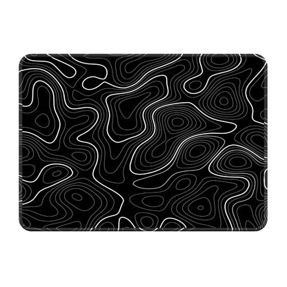 Black Topography - S Size Mousepad