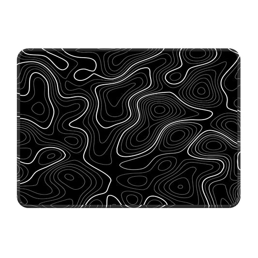 Black Topography - S Size Mousepad