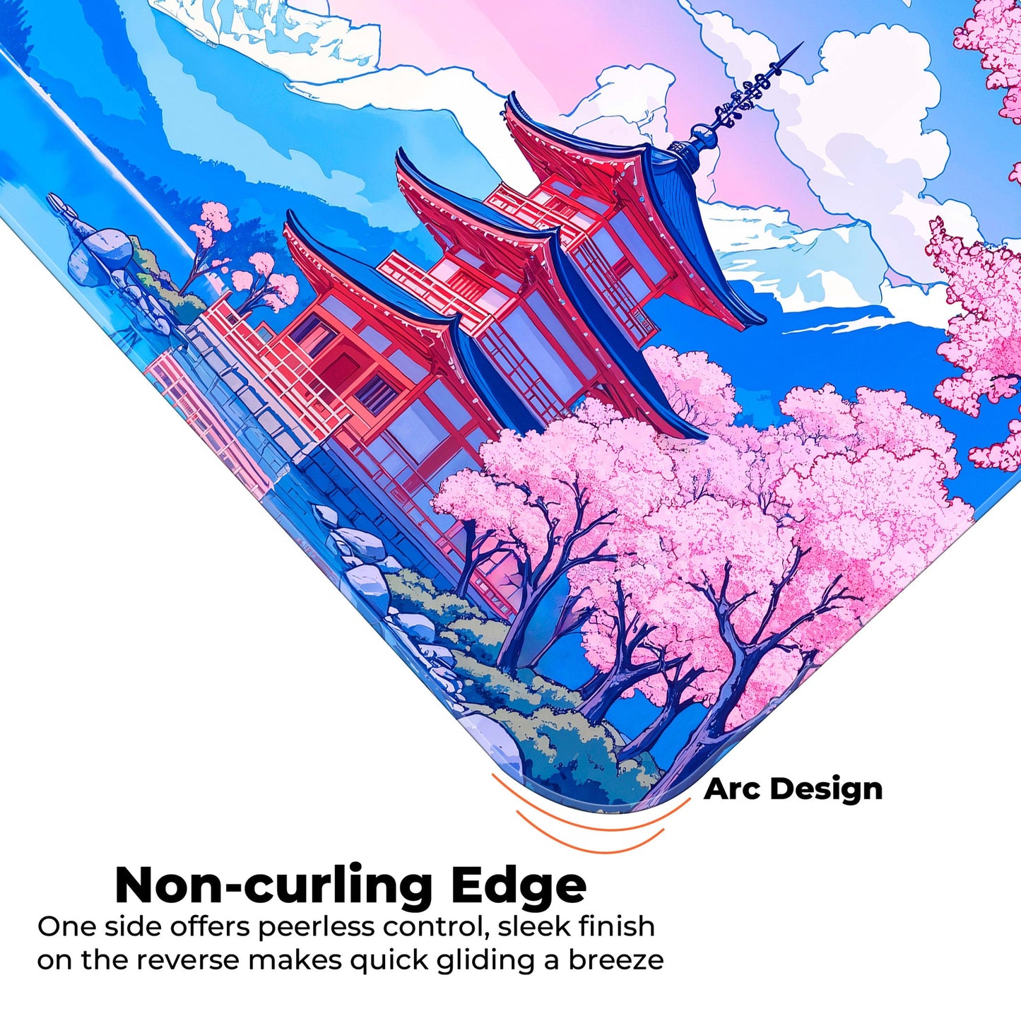 Japanese Temple - XXL Mousepad