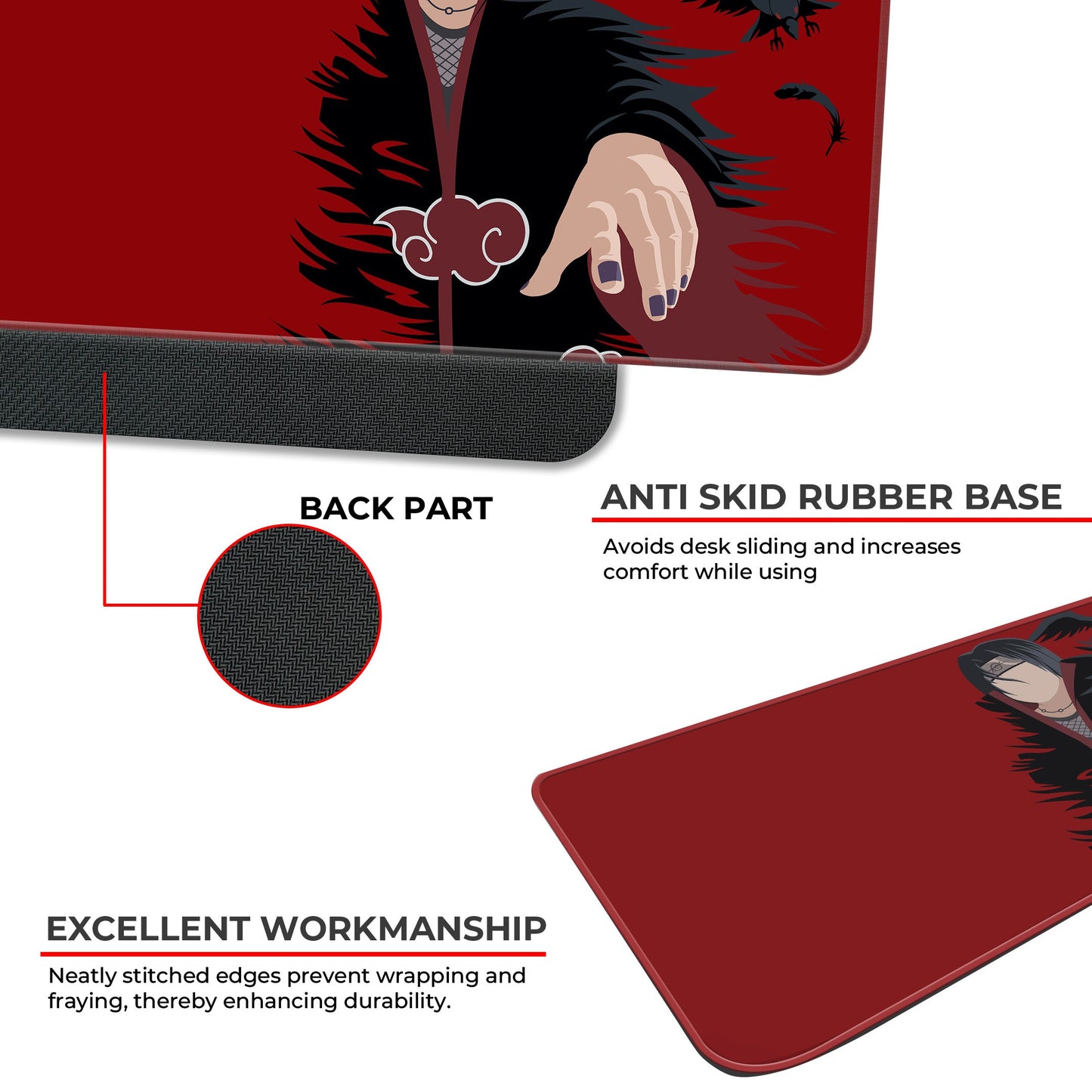 Itachi - Minimal - II - E-XL Mousepad