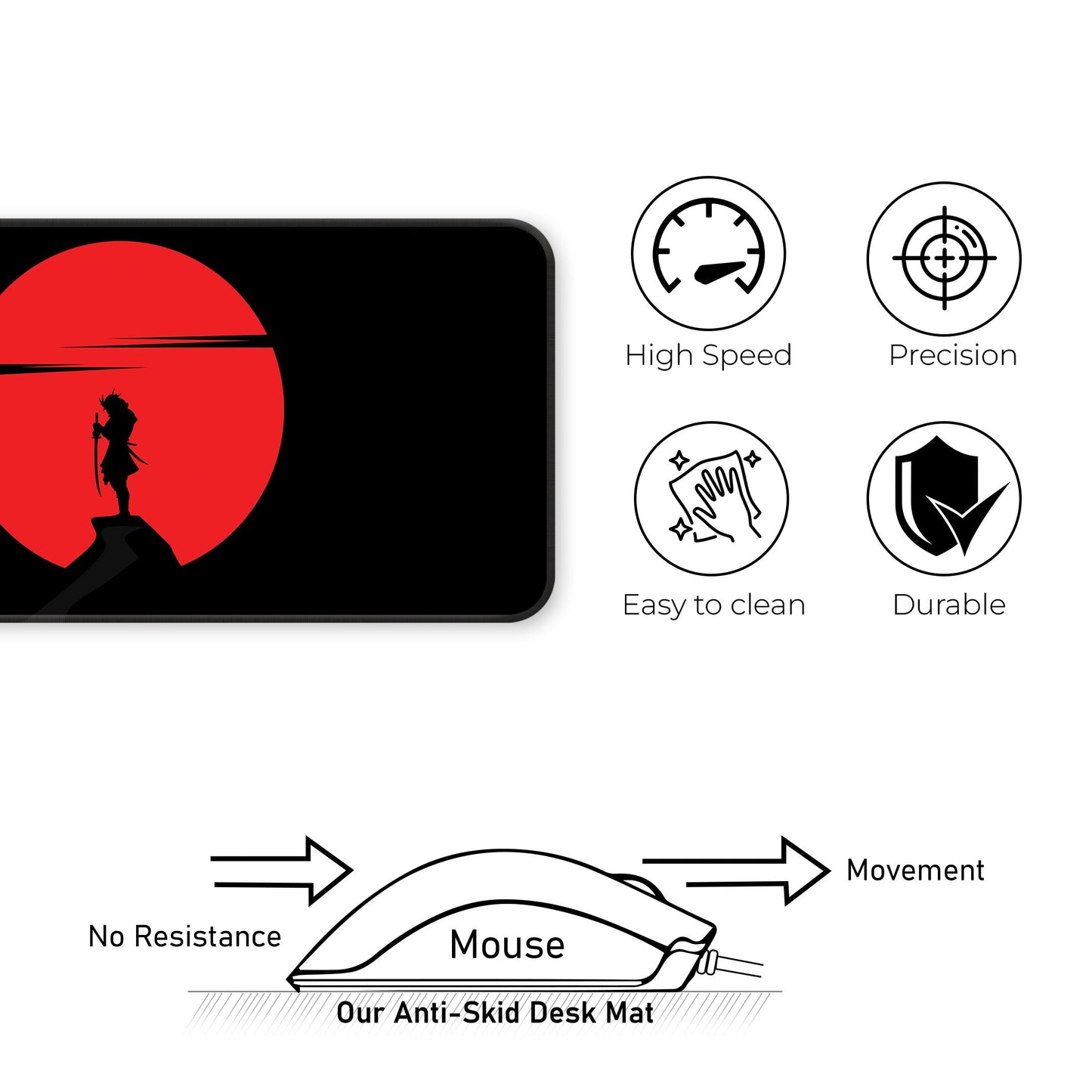 Red Ninja - XXL Mousepad