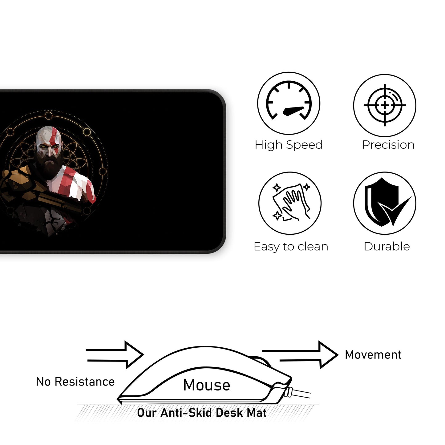 Kratos Abstract - XL Mousepad