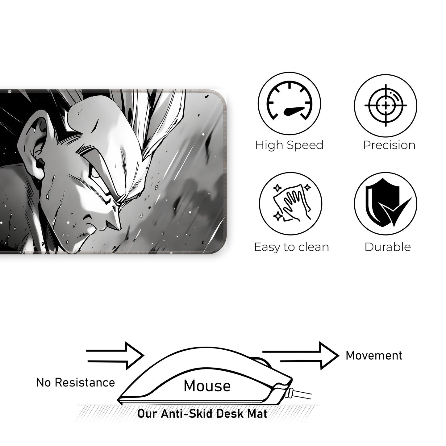 DBZ - Vegeta - E-XL Mousepad