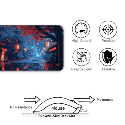 Japanese Night City - XL Mousepad