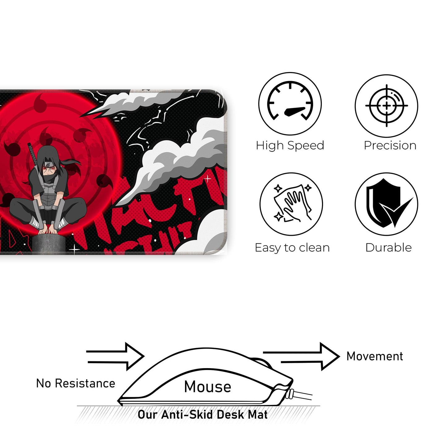 Itachi Uchiha - E-XL Mousepad