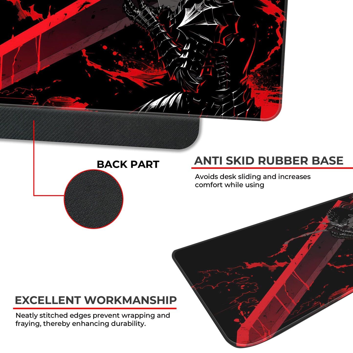 Berserk - Guts - E-XL Mousepad