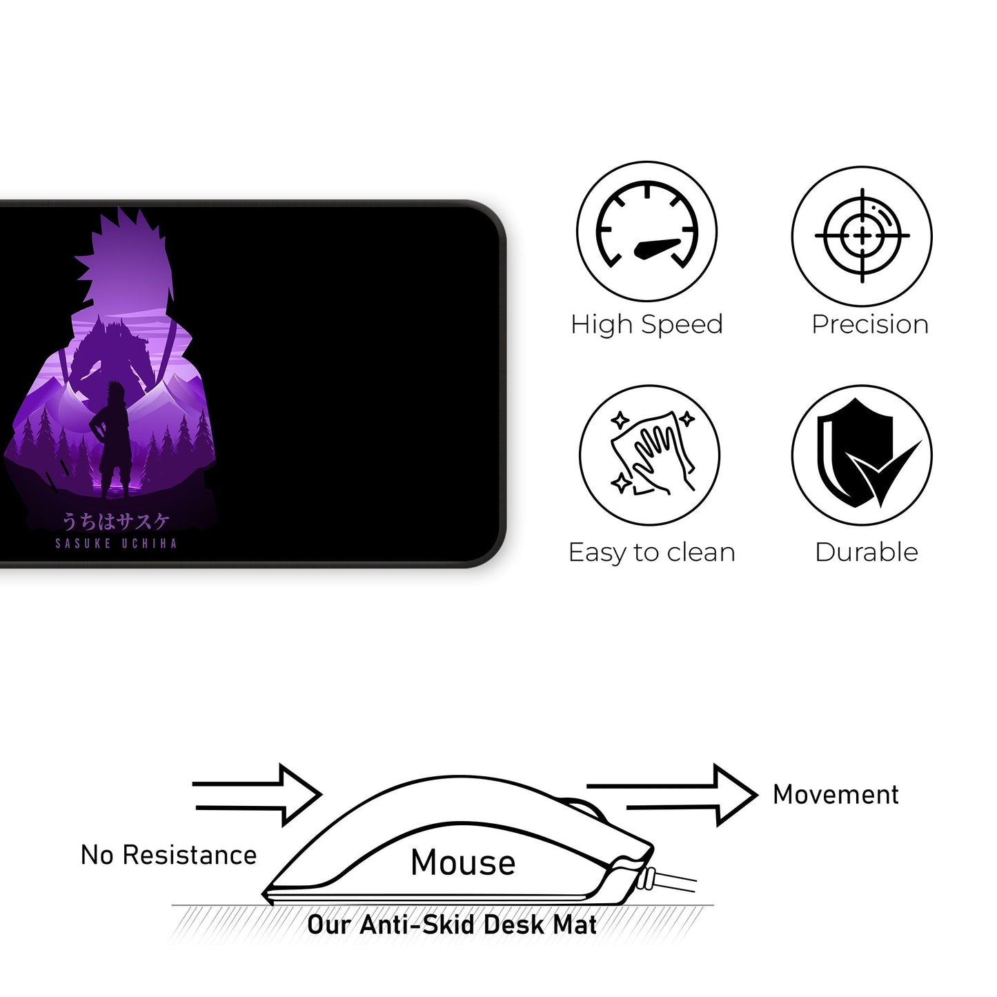 Uchiha Sasuke - E-XL Mousepad