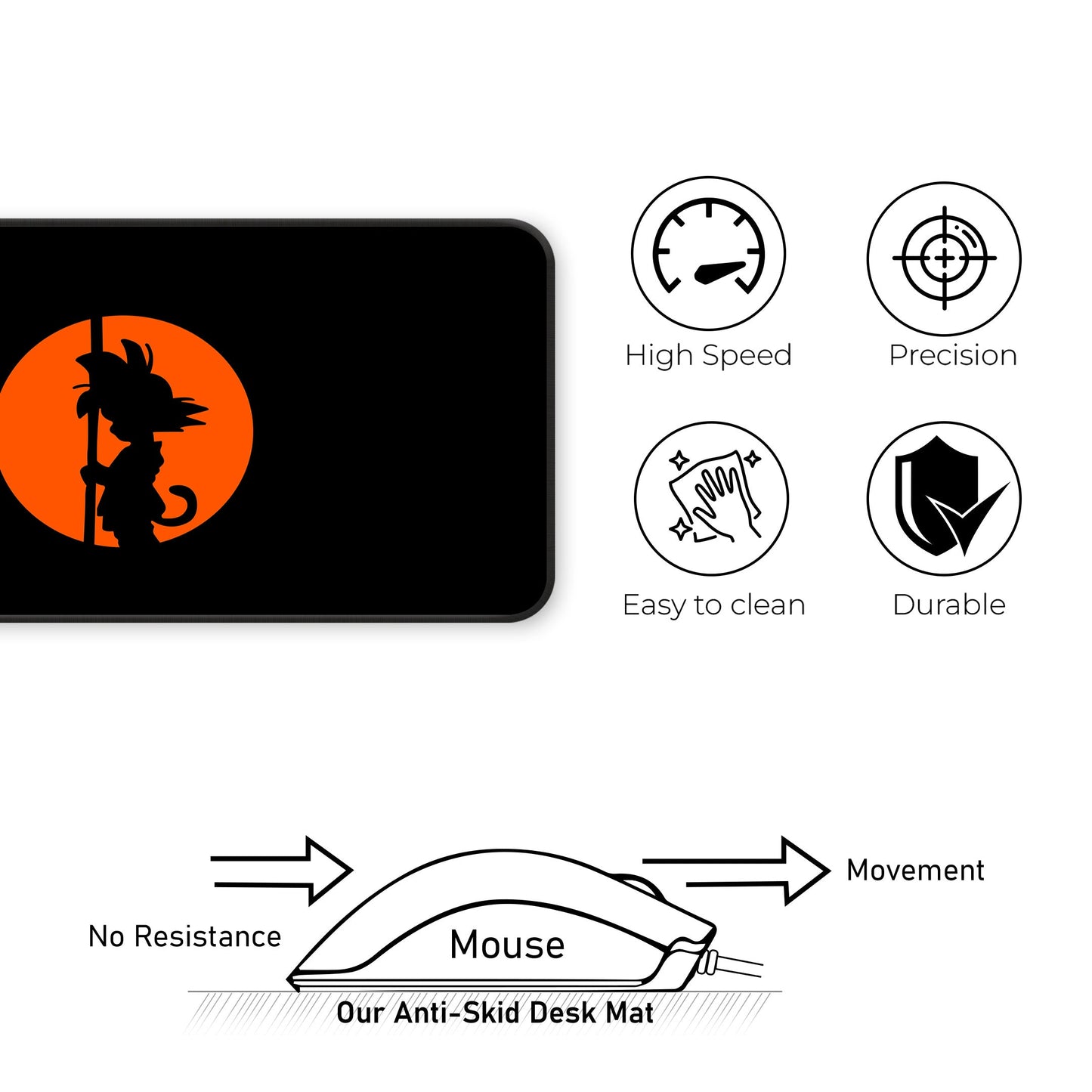 DBZ - Goku Kid - XL Mousepad