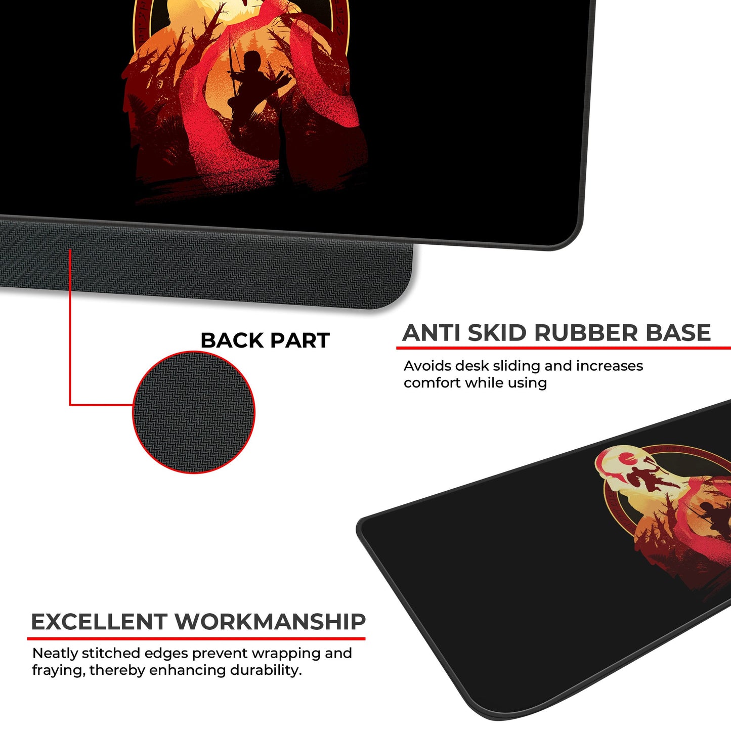 Kratos Artwork - XXL Mousepad