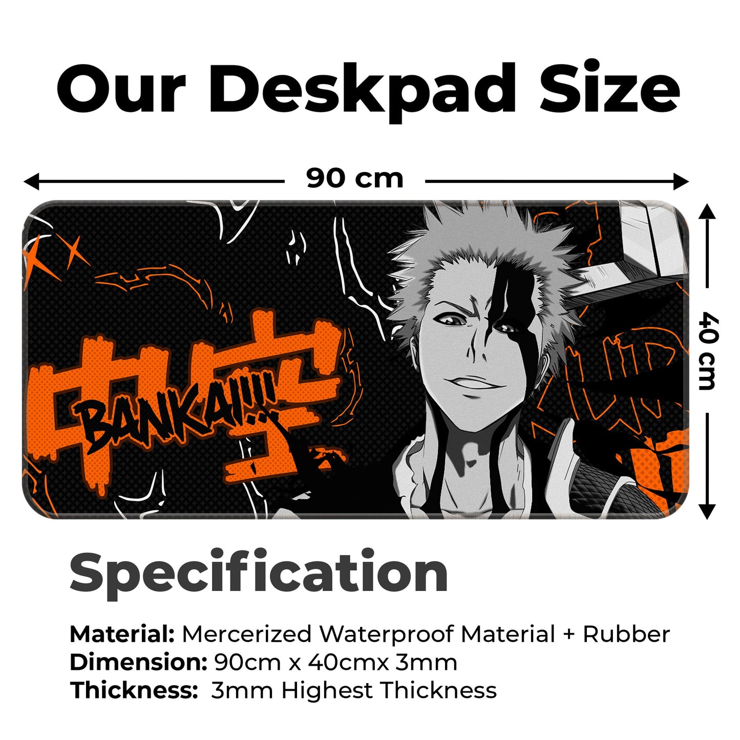 Ichigo Kurosaki - XXL Mousepad
