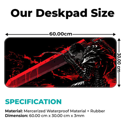 Berserk - Guts - XL Mousepad