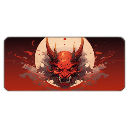 Oni Mask - Red - E-XL Mousepad