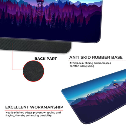 Mountains Abstract - E-XL Mousepad