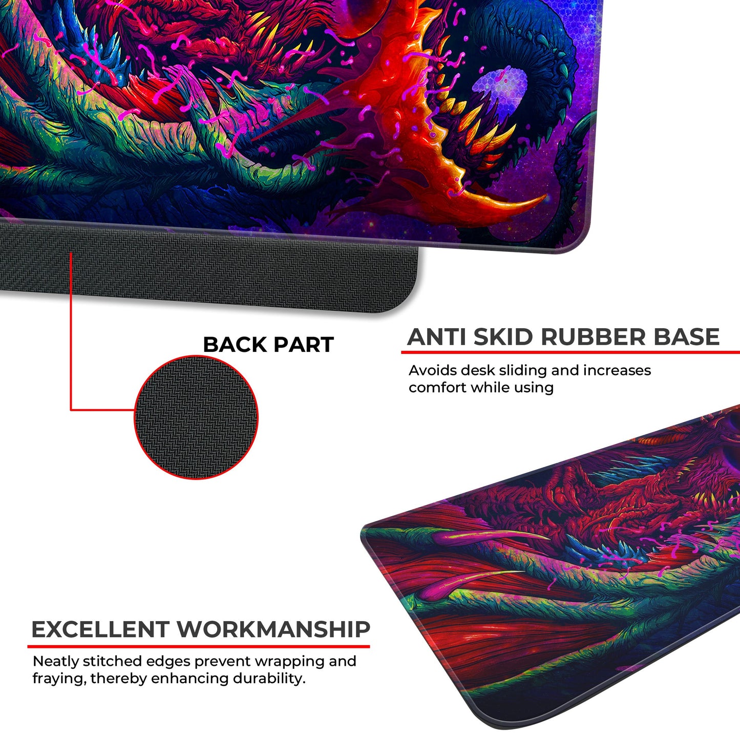 Hyperbeast - III - E-XL Mousepad