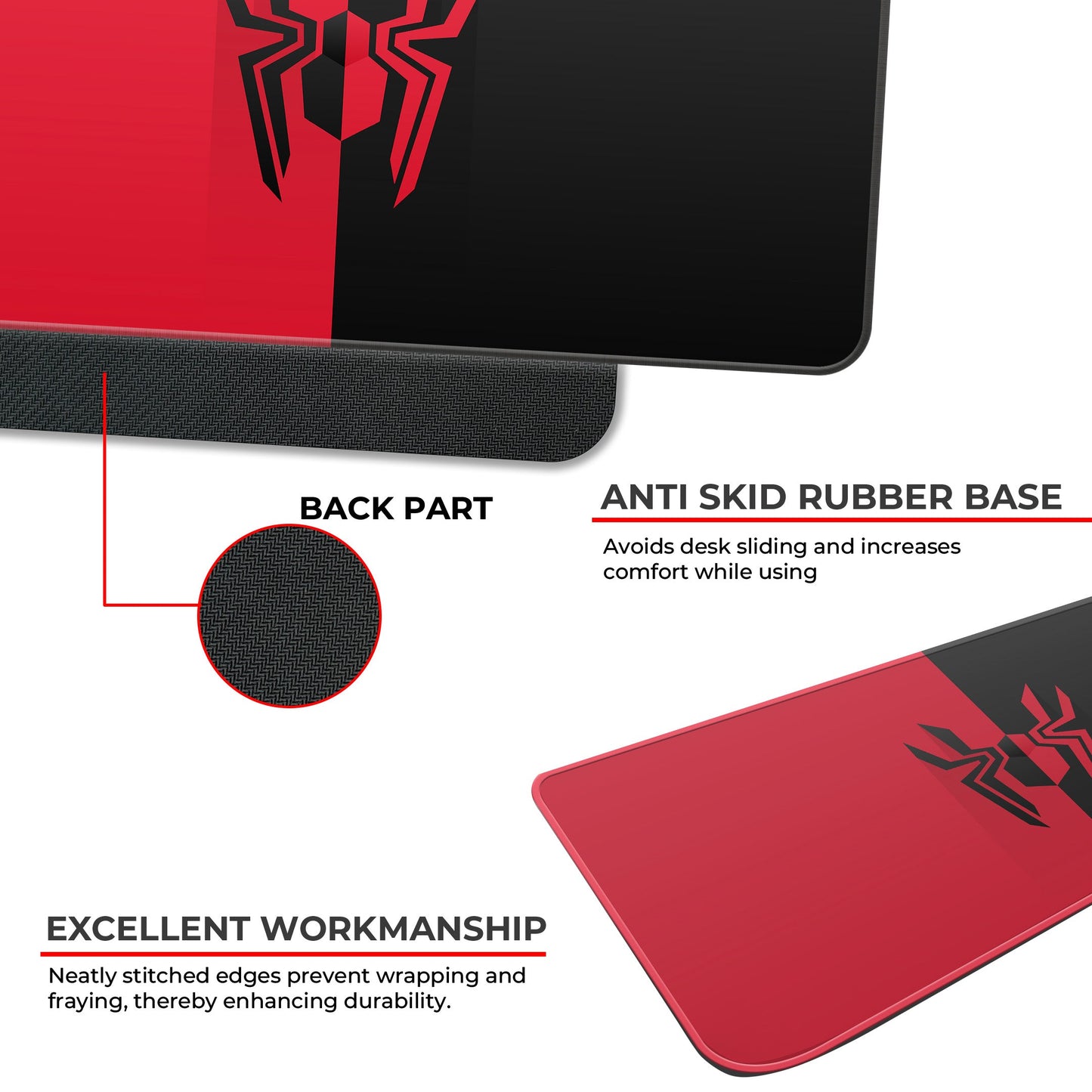 Spiderman Logo - E-XL Mousepad