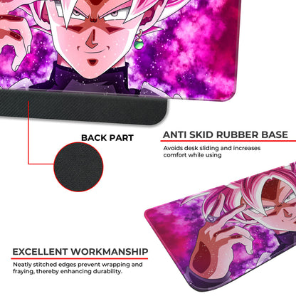 DBZ - Goku Black - SSJ Rose - XXL Mousepad