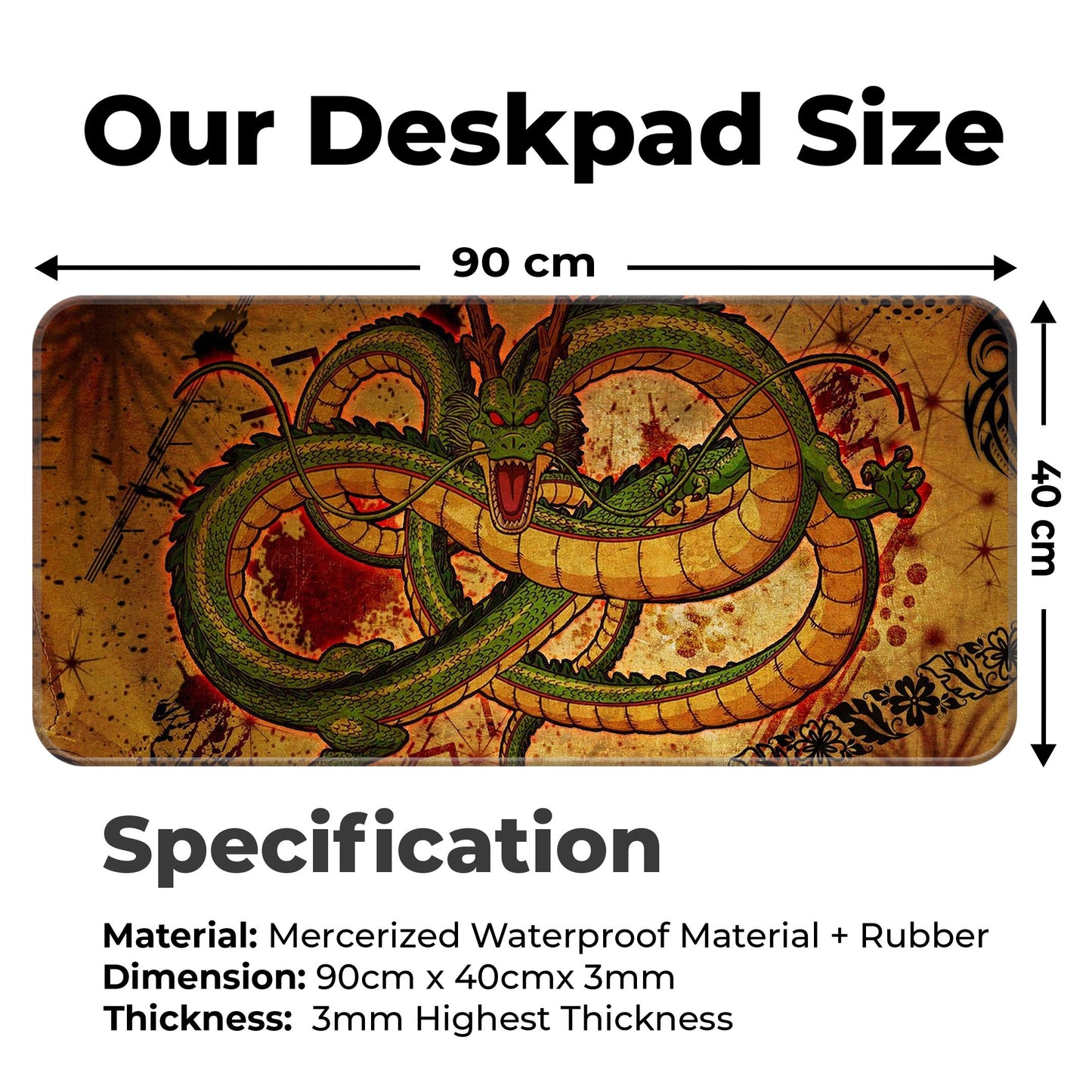 DBZ - Shenron - XXL Mousepad