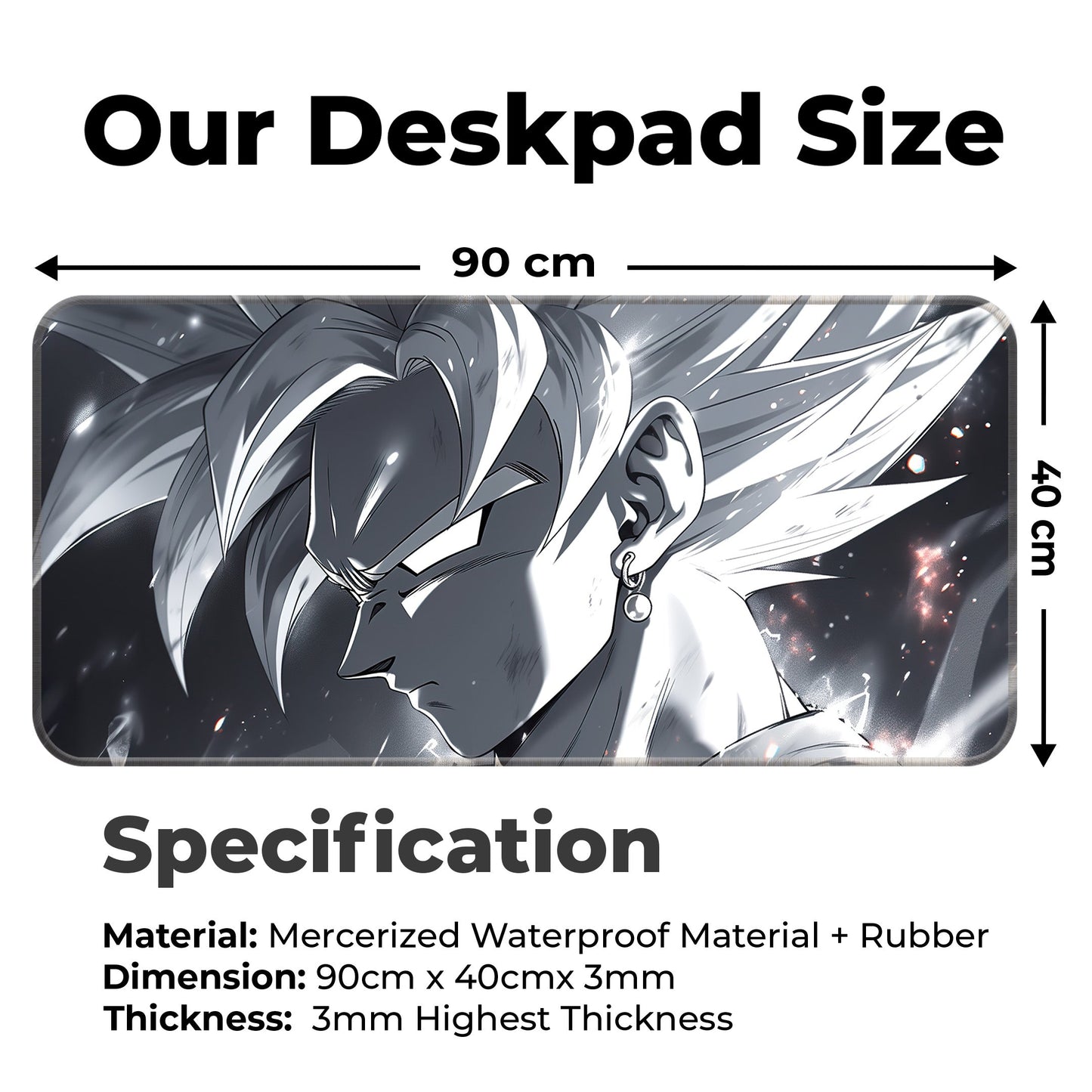 DBZ - Goku Ultra Instinct - XXL Mousepad