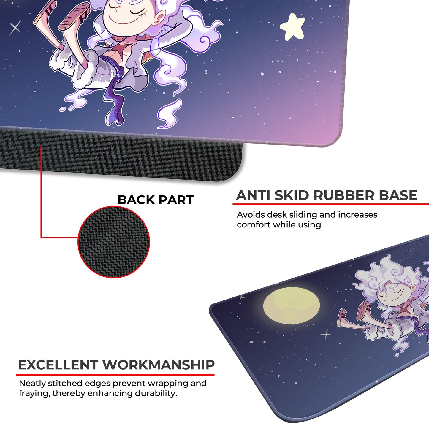 Kid Luffy - E-XL Mousepad