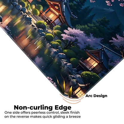 Japanese Festive Night - E-XL Mousepad