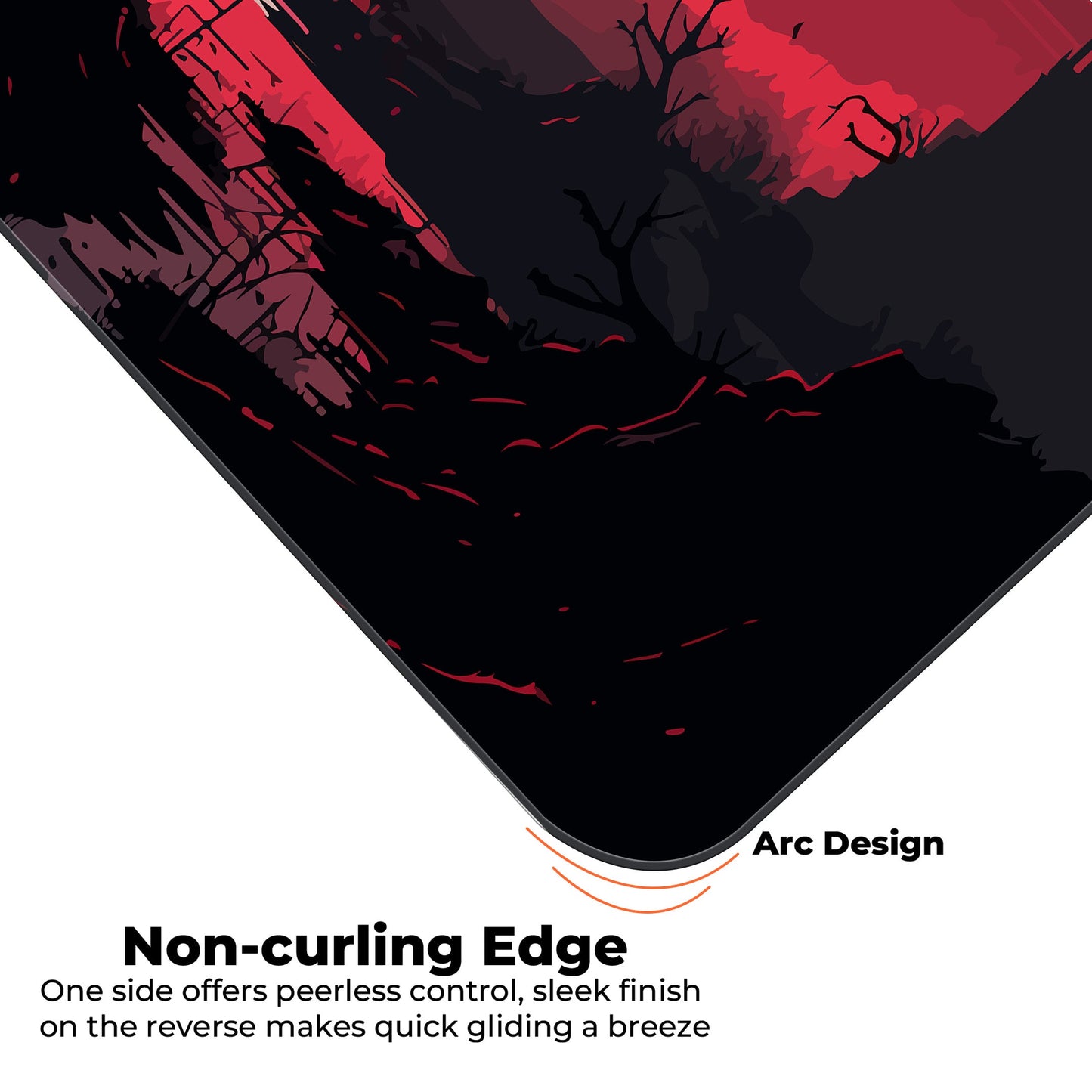 Red Landscape - E-XL Mousepad