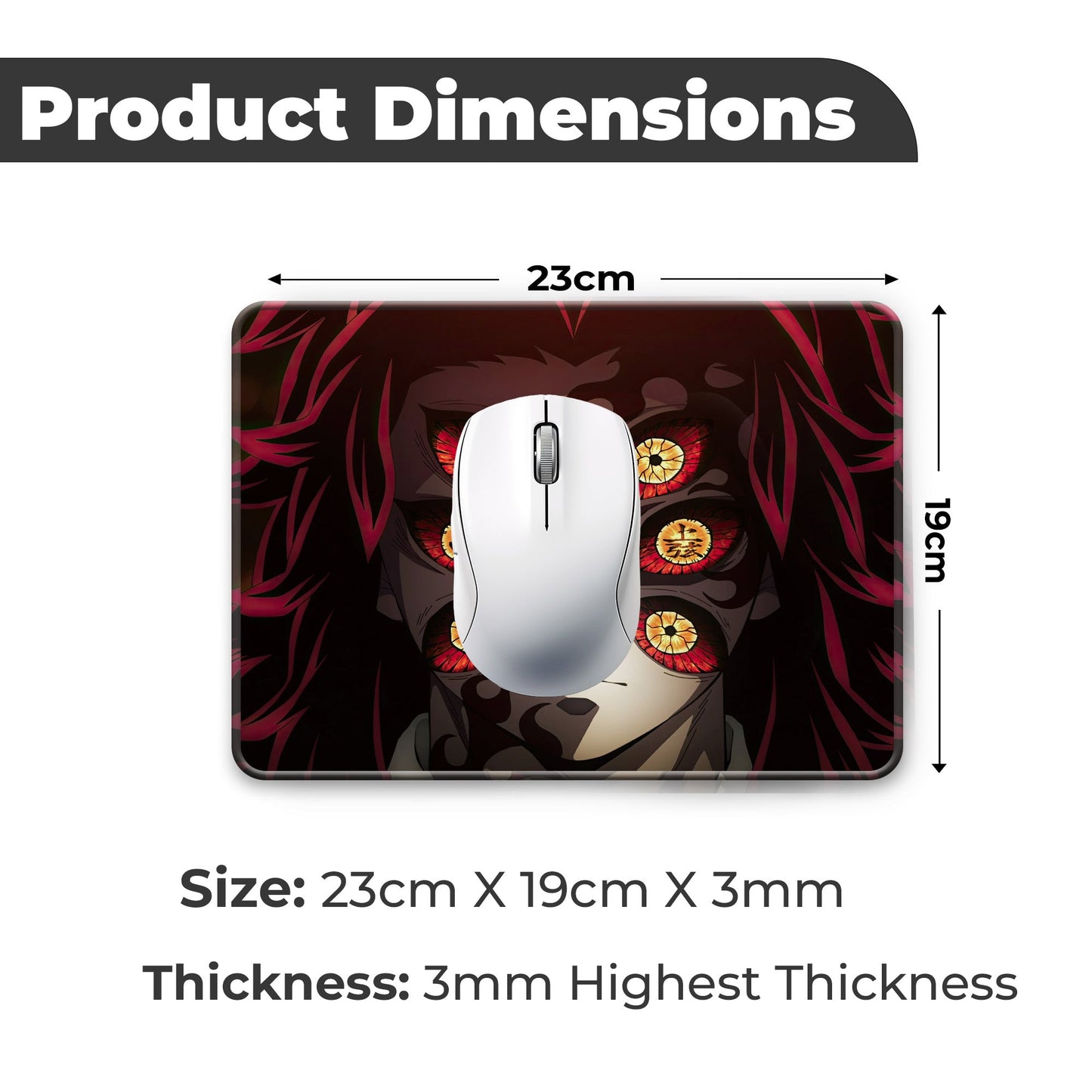 Kokushibo - S Size Mousepad