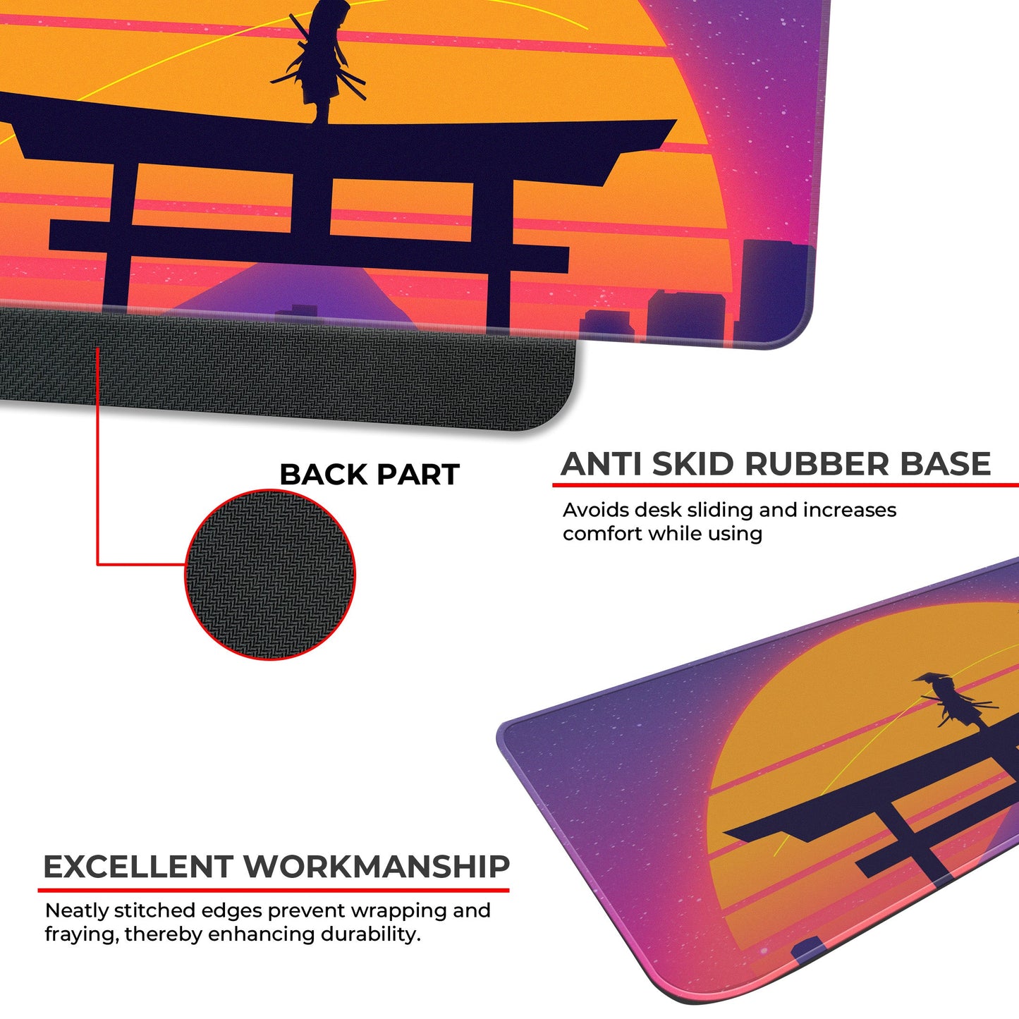 Tori Gate Abstract - XXL Mousepad