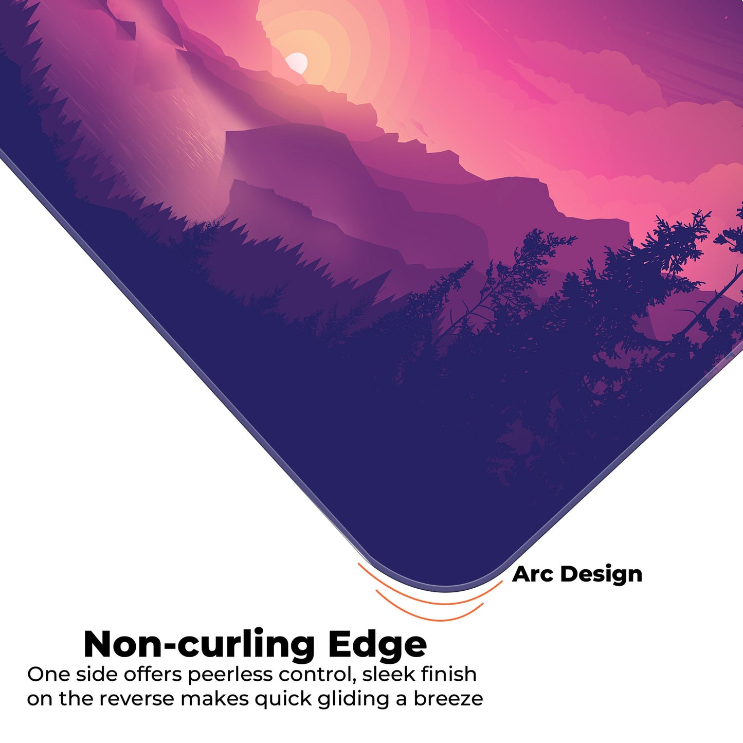 Pink Sunset - XXL Mousepad