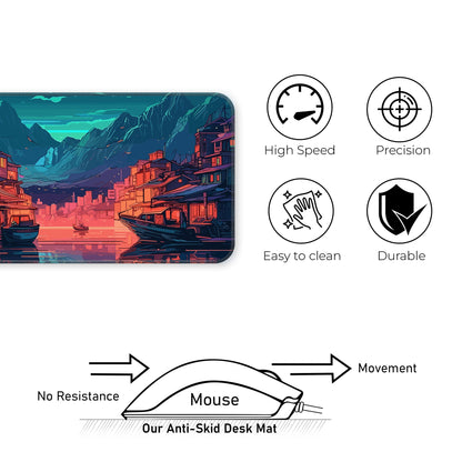 River Night City - XXL Mousepad