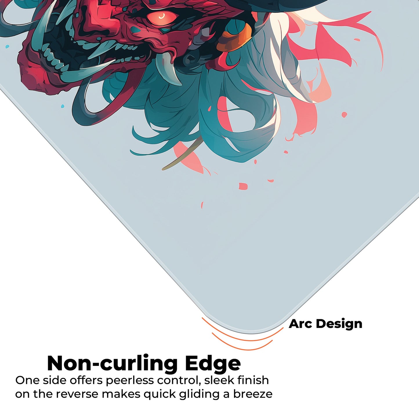 Oni Mask - Light - XXL Mousepad