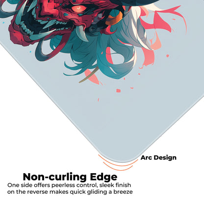 Oni Mask - Light - E-XL Mousepad