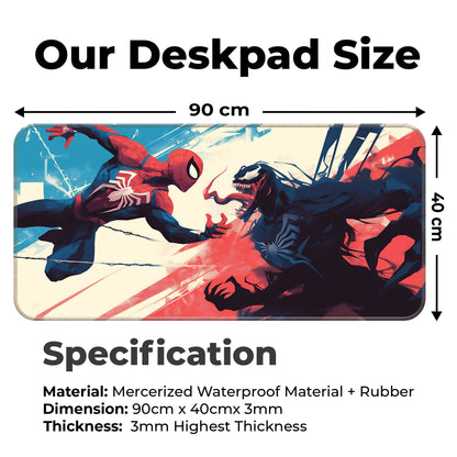 Spiderman vs Venom - XXL Mousepad