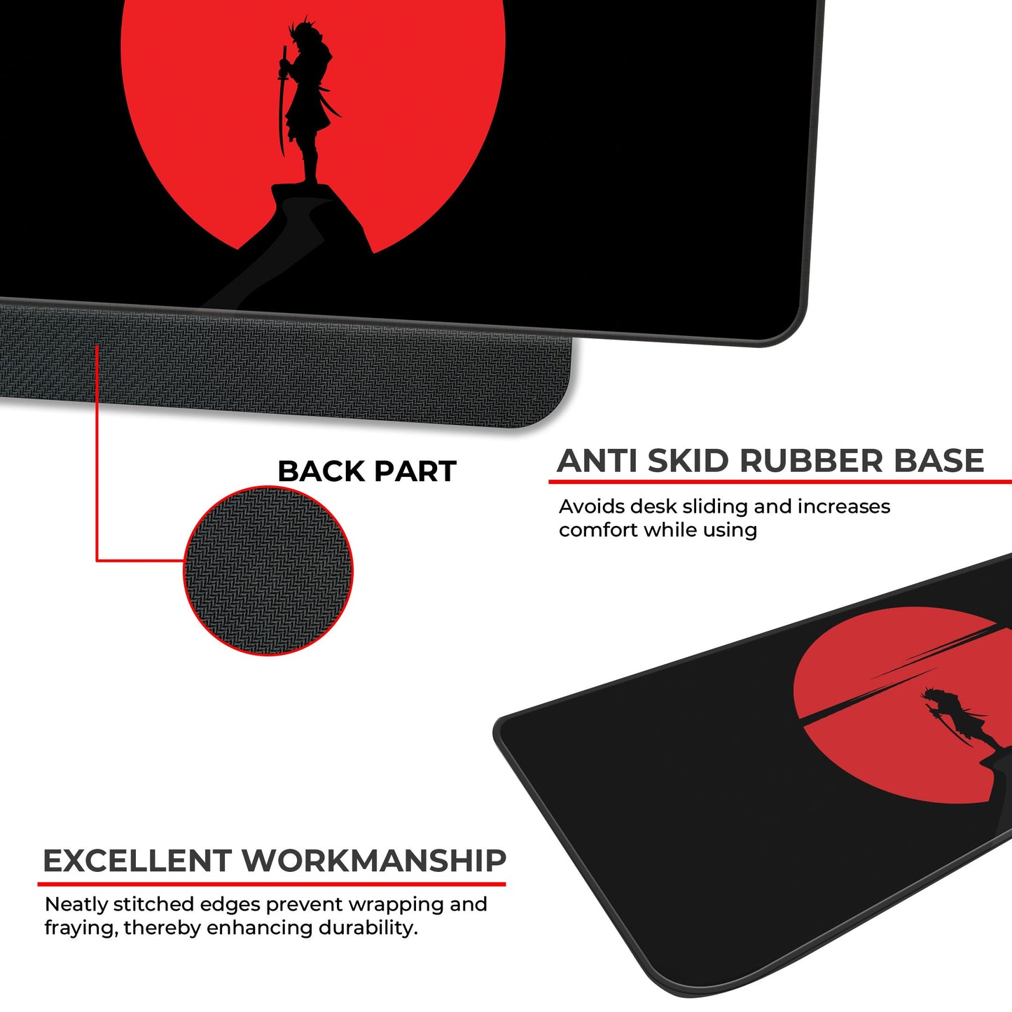 Red Ninja - E-XL Mousepad
