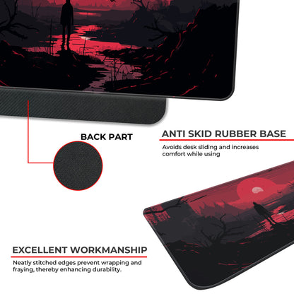 Red Landscape - XL Mousepad