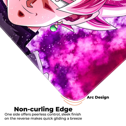 DBZ - Goku Black - SSJ Rose - XL Mousepad