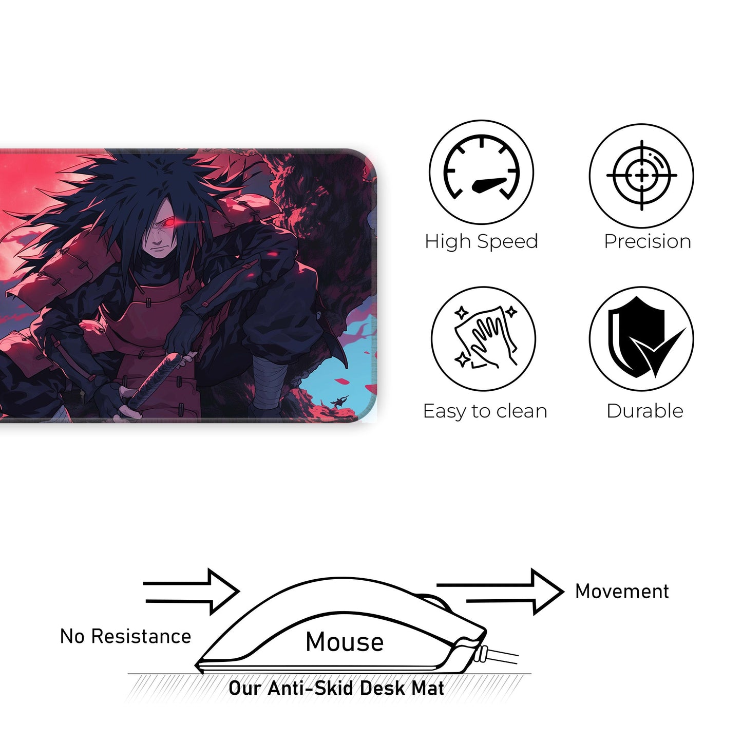 Uchiha Madara - XL Mousepad