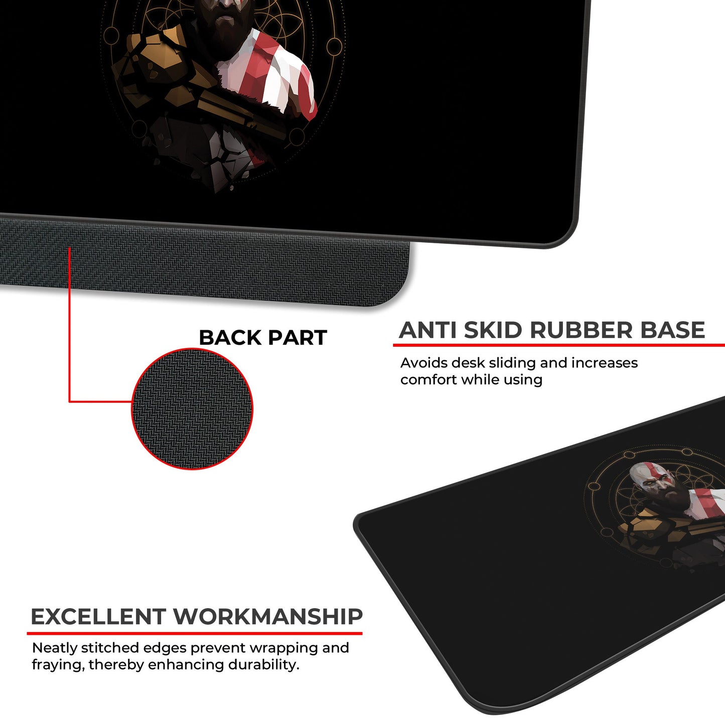 Kratos Abstract - E-XL Mousepad