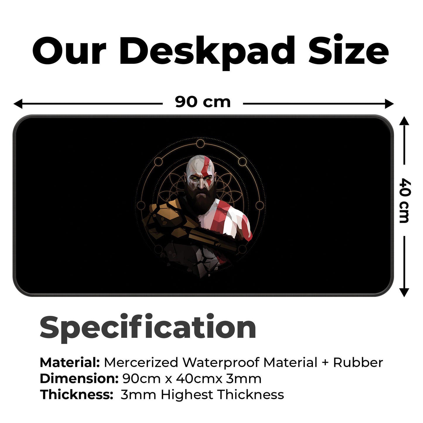 Kratos Abstract - XXL Mousepad