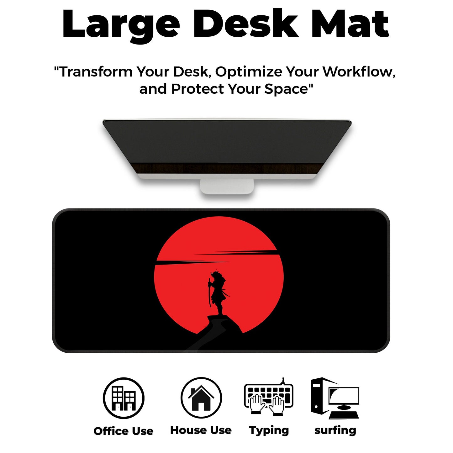 Red Ninja - E-XL Mousepad