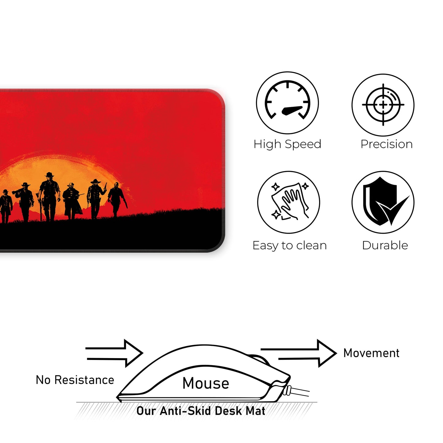 Red Dead Redemption II - XXL Mousepad