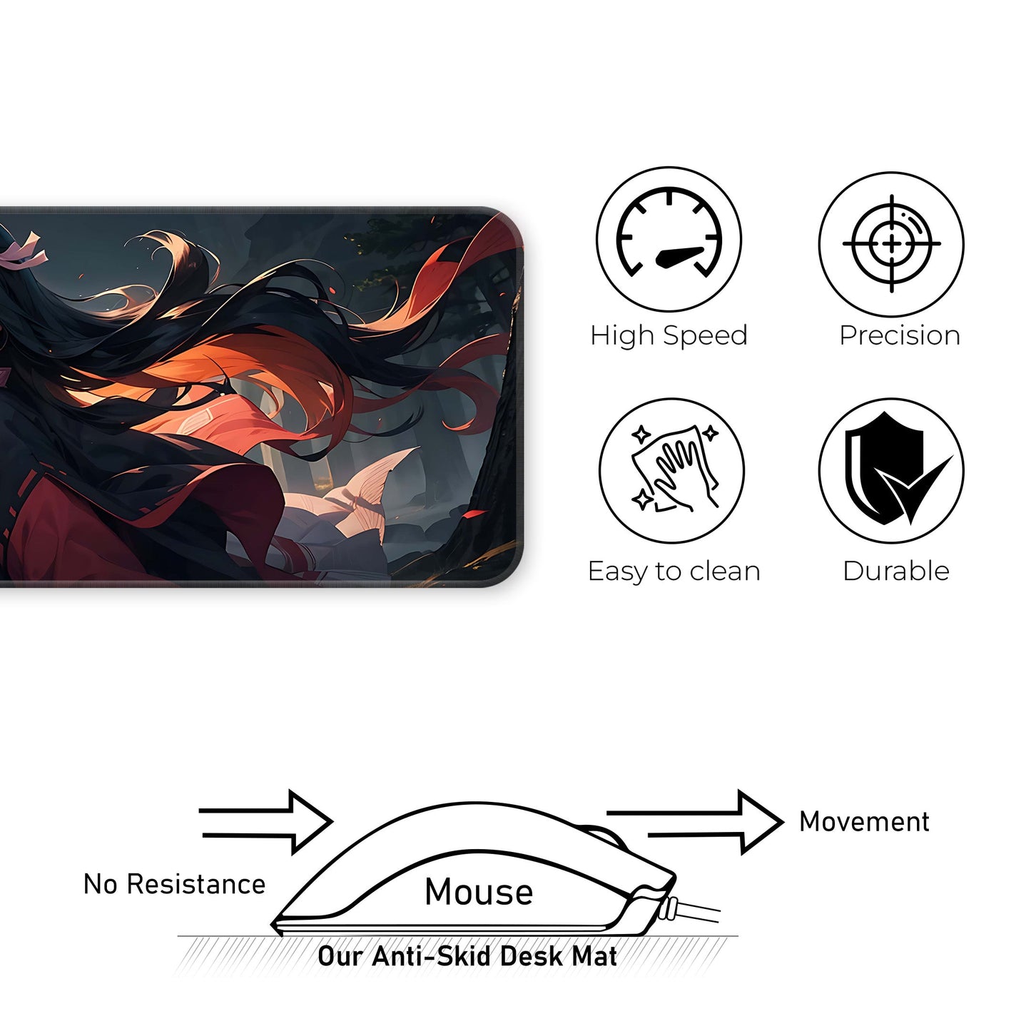 Nezuko Kamado - XXL Mousepad